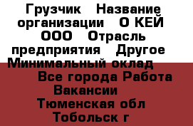 Грузчик › Название организации ­ О’КЕЙ, ООО › Отрасль предприятия ­ Другое › Минимальный оклад ­ 25 533 - Все города Работа » Вакансии   . Тюменская обл.,Тобольск г.